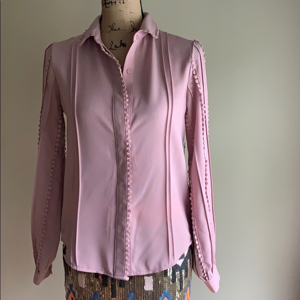 NWT Lulu’s Long Sleeve Blouse